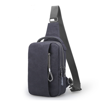 Men's Canvas Crossbody Bag For Hiking