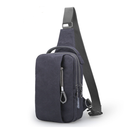 Men's Canvas Crossbody Bag For Hiking