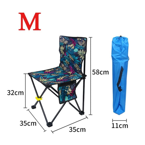 Ultralight Outdoor Chair Portable Folding Chair Camping Quad Chairs
