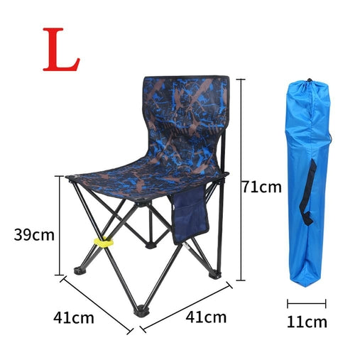 Ultralight Outdoor Chair Portable Folding Chair Camping Quad Chairs