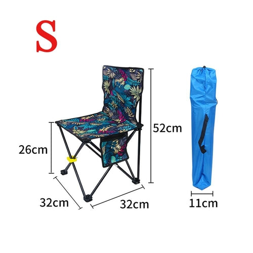 Ultralight Outdoor Chair Portable Folding Chair Camping Quad Chairs
