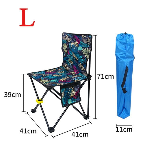 Ultralight Outdoor Chair Portable Folding Chair Camping Quad Chairs